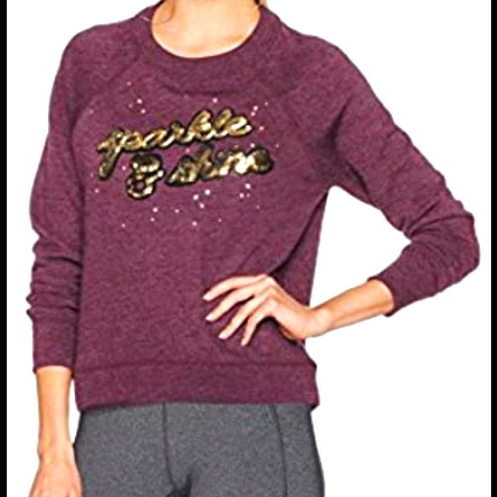 Betsy Johnson "sparkle & shine" sweatshirt szL